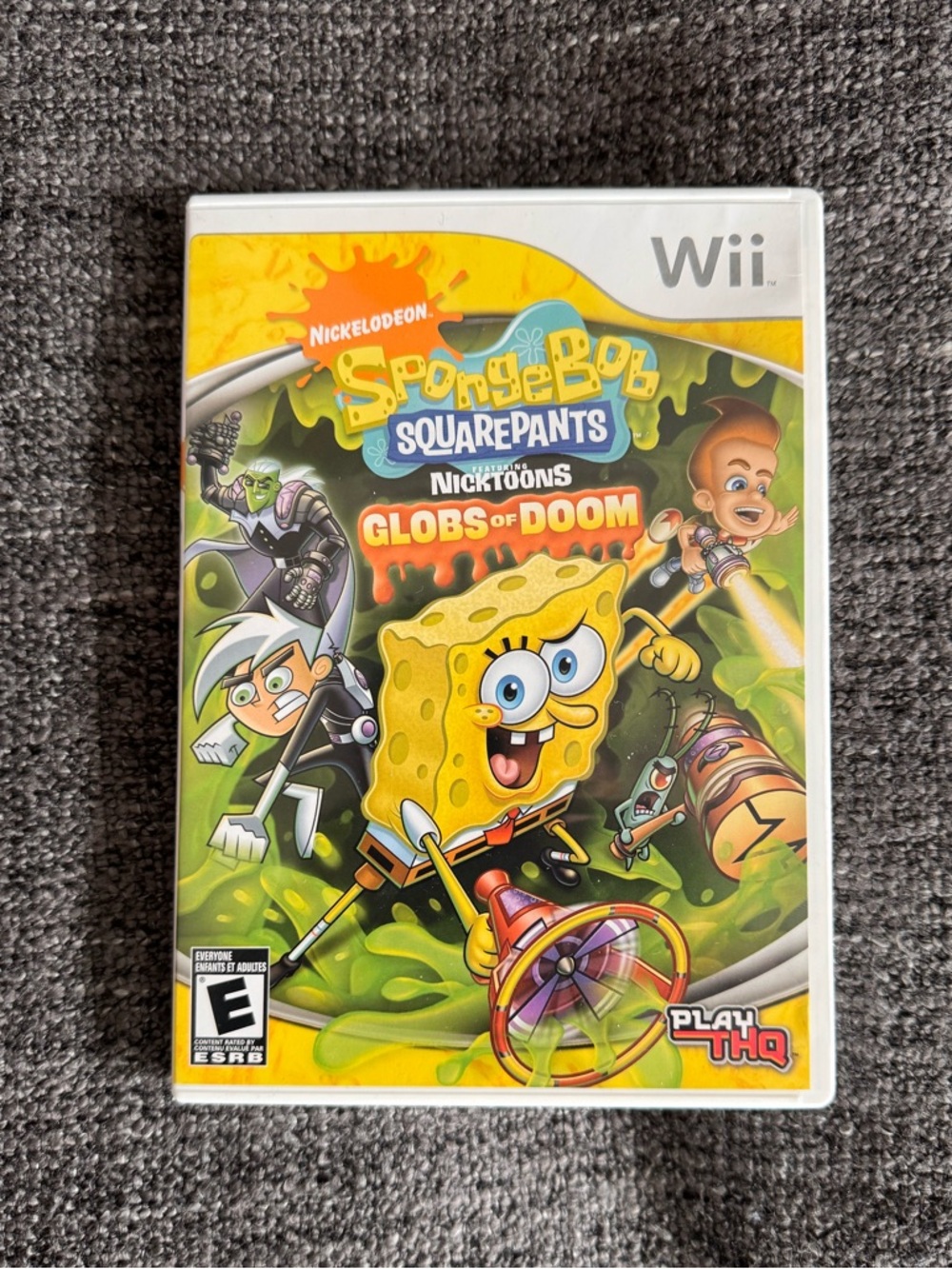 SpongeBob SquarePants Featuring Nicktoons Globs Of Doom Nintendo Wii Game